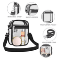 Clear Stadium Crossbody Bag – 2026 Event Compliant |EventGo Kits™